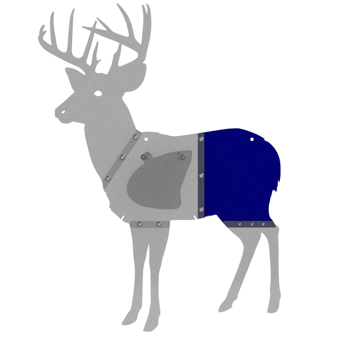 whitetail buck target replacement sheetmetal-Haunch