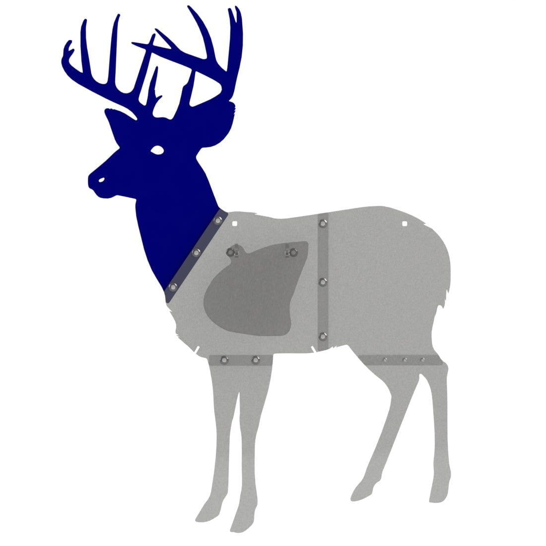 whitetail buck target replacement sheetmetal-Head